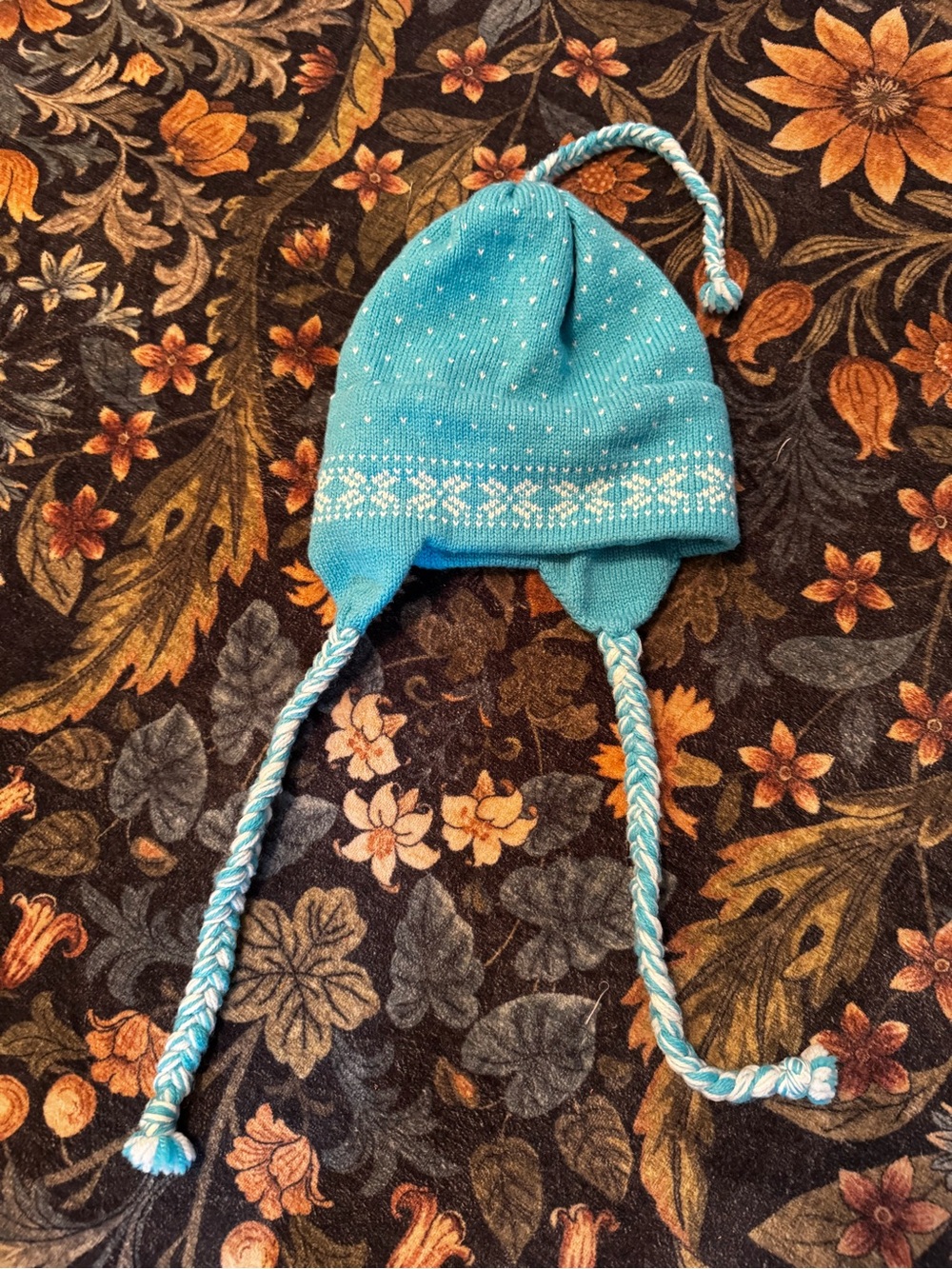 Blue hat